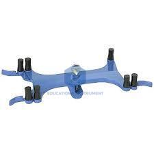 Burette Clamp Double, Pressure Die Casting, Euro Design